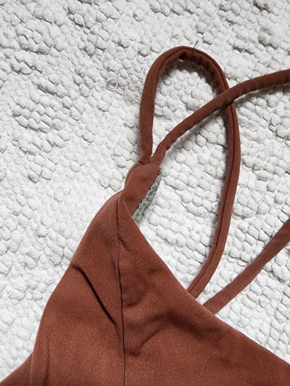2x Born Primitive Sports Bra Bundle Navy & Terracotta Strappy Medium M - Picture 6 of 9